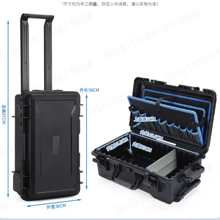 Furniture Hardware Tools - Rolling Tool Box Telescopic Handle, Industrial