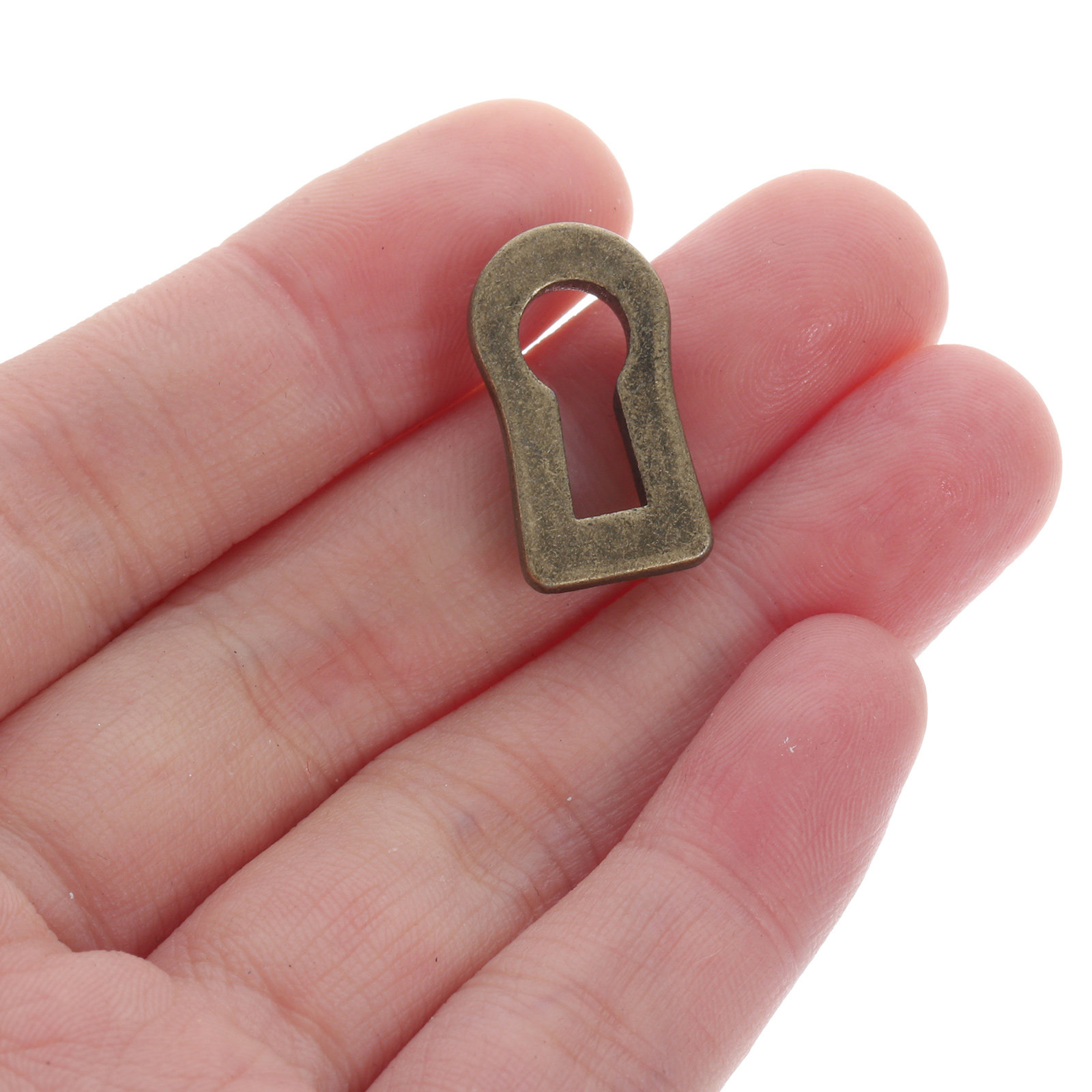12Pcs Oval Zinc Alloy Keyhole  - Furniture Hardware Tools review and price