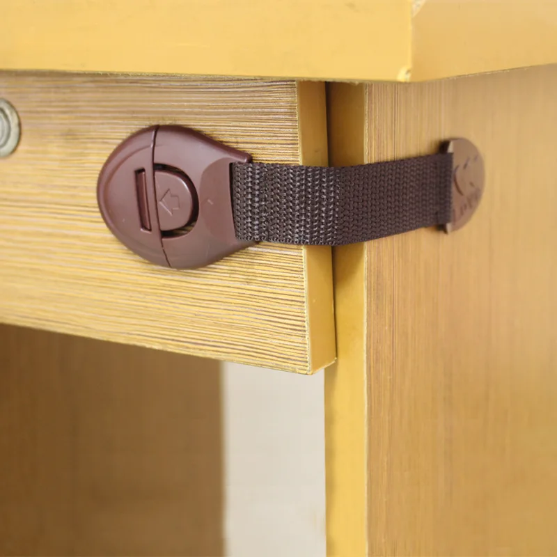 5pcs/lot Brown Cabinet Safety  - Furniture Hardware Tools review and price