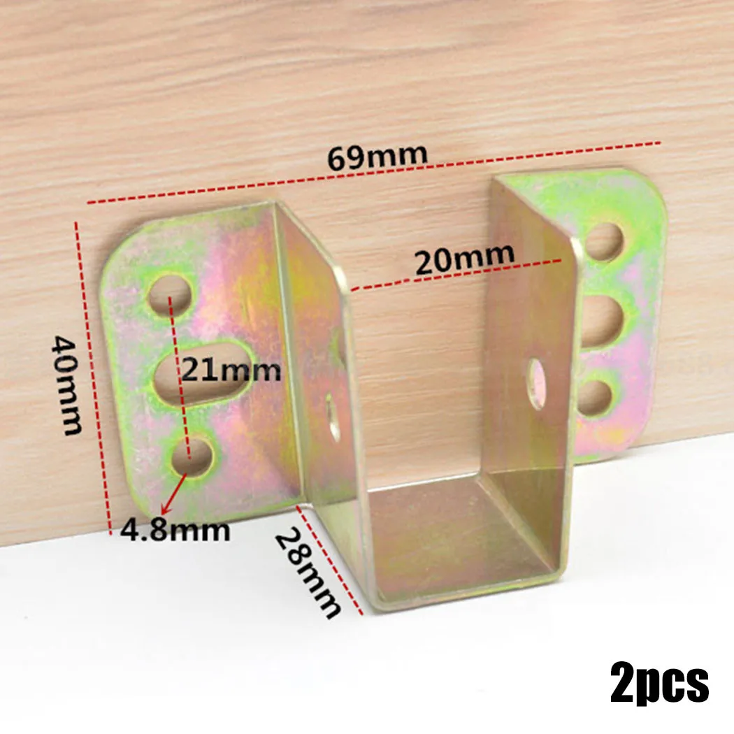 2pcs U Shaped Metal Bed Bracke - Furniture Joinery Hardware review and price