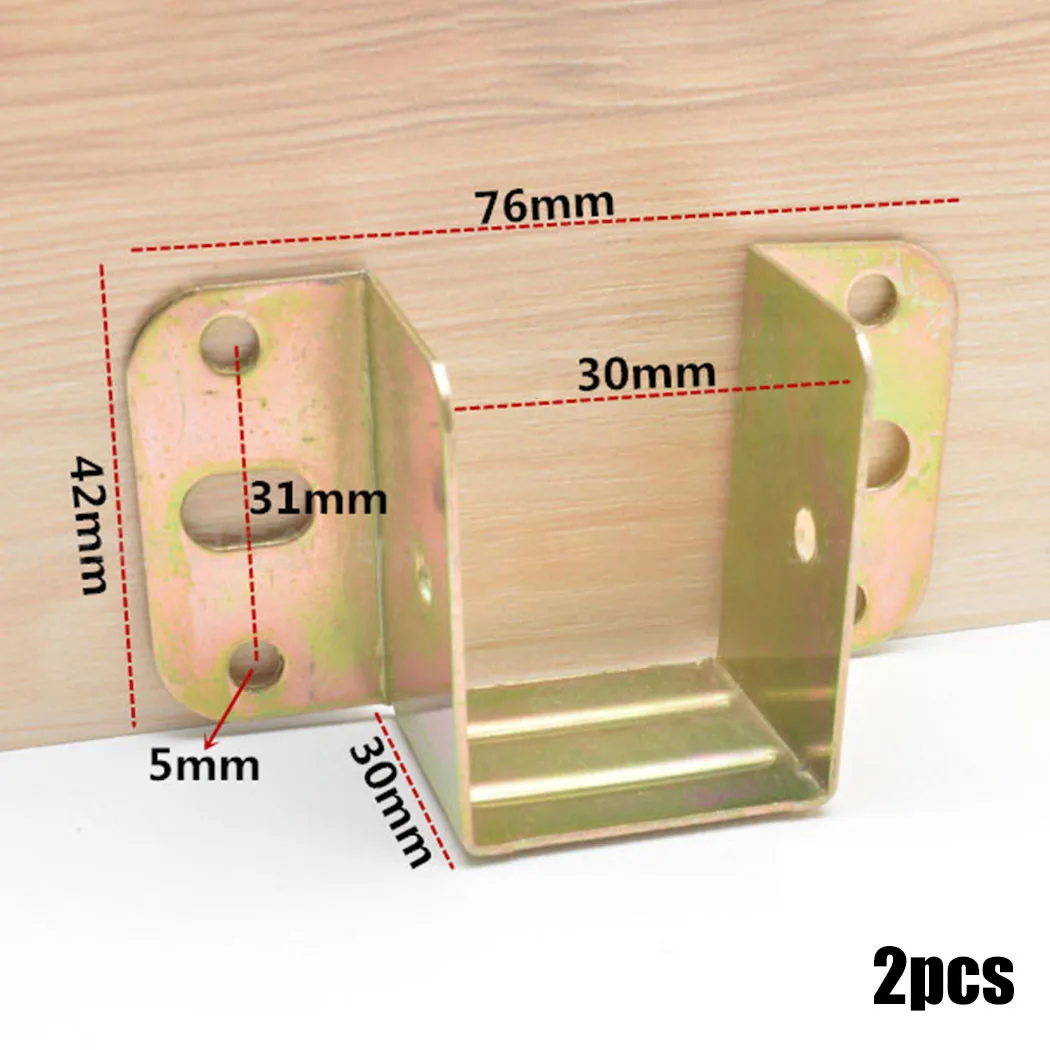 2pcs U Shaped Metal Bed Bracke - Furniture Joinery Hardware review and price