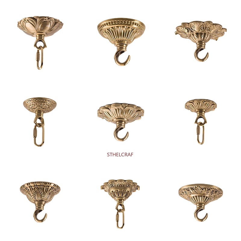 1PC High-end Brass Hook Home I - Furniture Hardware Tools review and price