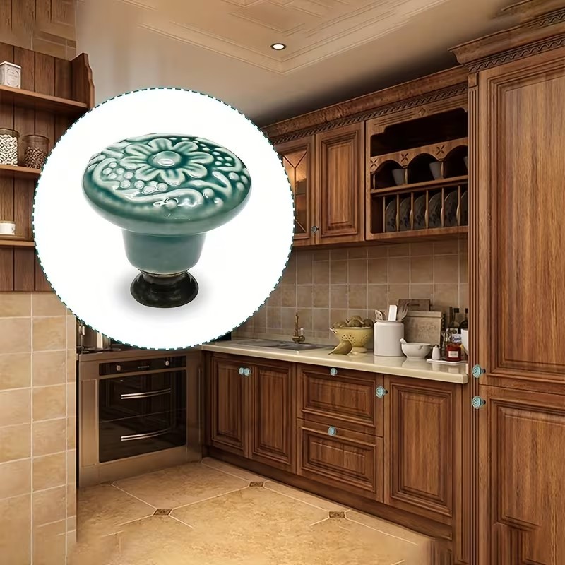 12pcs Ceramic Cabinet Knobs, F - Furniture Hardware Tools review and price
