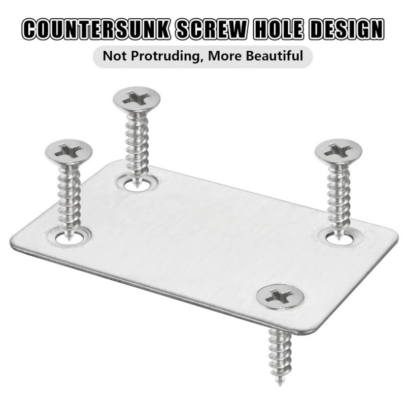 10Pcs Stainless Steel Flat Ang - Furniture Joinery Hardware review and price