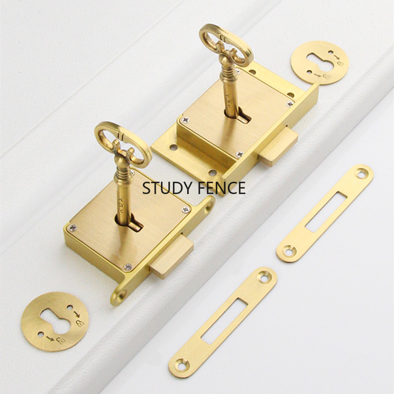 1PC Antique Metal Drawer Lock  - Furniture Hardware Tools review and price