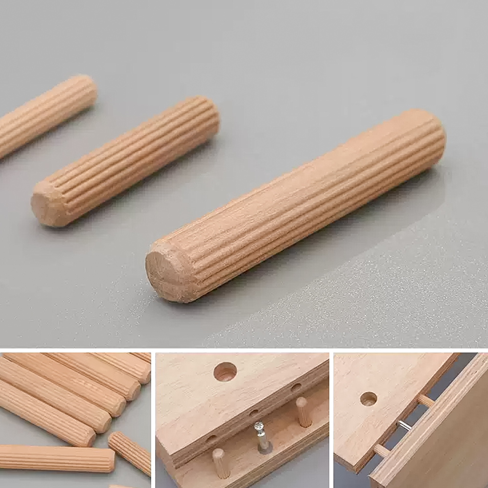 Wooden Dowel Pins 6/8mm Fluted - Furniture Joinery Hardware review and price